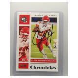 Clyde Edwards 2021 Chronicles rookie auto