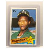 Rickey Henderson 1985 Topps All-Star