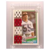 Brian Bosworth Jersey Fusion Rookie Edition 9/10