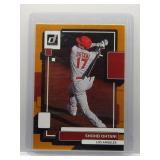 Shohei Ohtani 2022 Donruss orange ref.