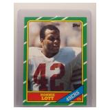 Ronnie Lott 1986 Topps