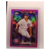 2024 Topps Chrome Pink Imanaga Rookie