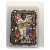 Jackson Chourio 2024 Topps Holiday rookie