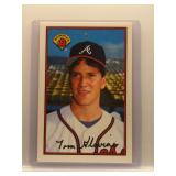 Tom Glavine 1989 Bowman Tiffany