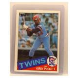Kirby Puckett 1985 Topps Rookie