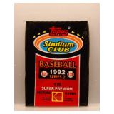 1992 Stadium Club Series 2 Baseball Sealed Pack