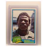 Rickey Henderson 1981 Topps