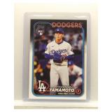 Yoshinobu Yamamoto 2024 Topps Update rookie