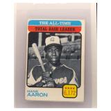 Hank Aaron 1973 Topps All-Time Total Base Leader