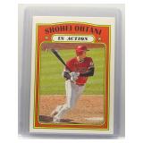 Shohei Ohtani 2021 Topps Heritage In Action