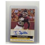 Isaiah Spiller 2022 Pro Set rookie auto