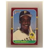 Barry Bonds 1987 Donruss Rookie