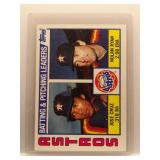J. Cruz / N. Ryan 1984 Topps Astros Batting &...