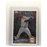2011 Topps Chrome Freddie Freeman Rookie
