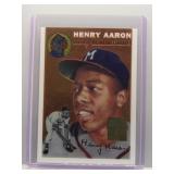 Hank Aaron '54 Topps 2000 reprint