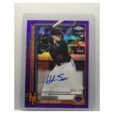 Hayden Senger 2025 Topps Chrome rookie auto...