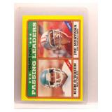 K. O'Brien / J. Montana 1986 Topps Passing Leaders