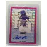 Jay Allen 2020 Leaf Perfect Game auto pink wave...