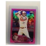 Mike Trout 2023 Topps Chrome Pink