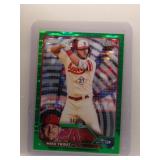 Mike Trout 2023 Topps Chrome Green 4/99