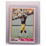 Terry Bradshaw 1982 Topps In Action