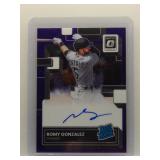 Romy Gonzalez 2022 Optic rookie auto purple /49