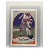 Deion Sanders 1990 Fleer