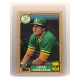 Jose Canseco 1987 Topps all-star rookie