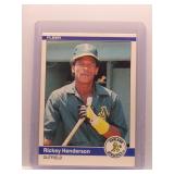 Rickey Henderson 1984 Fleer