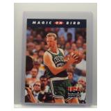 Magic on Bird 1992 Skybox USA
