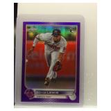2022 Topps Chrome Purple Royce Lewis Rookie