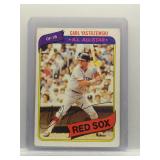 Carl Yastrzemski 1980 Topps