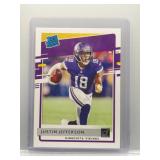 Justin Jefferson 2020 Donruss rookie