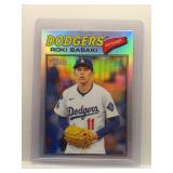 Roki Sasaki 2026 Topps Heritage ref.