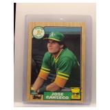 Jose Canseco 1987 Topps all-star rookie