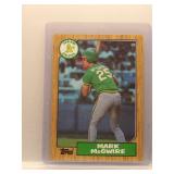 Mark McGwire 1987 Topps