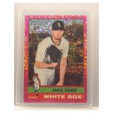 Jake Eder 2025 Topps Heritage rookie magenta...