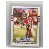 Jerry RIce 1989 Topps