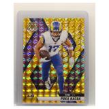 Puka Nacua 2025 Mosaic rookie yellow mosaic ref.