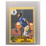 Bo Jackson 1987 Topps Future Stars Rookie