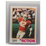 Ronnie Lott 1982 Topps In Action Rookie