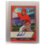 Jean Cabrera 2026 Leaf Metal auto red shimmer...