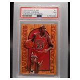Michael Jordan 1995 Flair Hardwood Leaders PSA 7