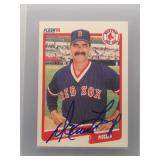 Dennis Lamp 1990 Fleer auto