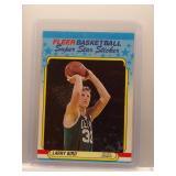 Larry Bird 1986 Fleer  Super Star Sticker