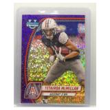 Tetairoa McMillan 2024 Bowman U purple Sparkle