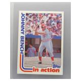 Johnny Bench 1982 Topps In Action