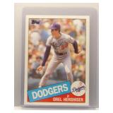 Orel Hershiser 1985 Topps Rookie