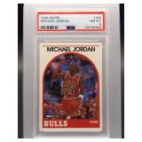 Michael Jordan 1989 Hoops PSA 8