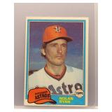 Nolan Ryan 1981 Topps
